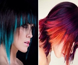 колорирование на короткие волосы