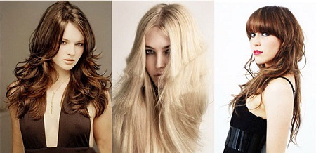 стрижка итальянка на длинные волосы фото