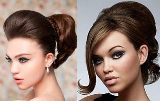 прическа бабетта фото