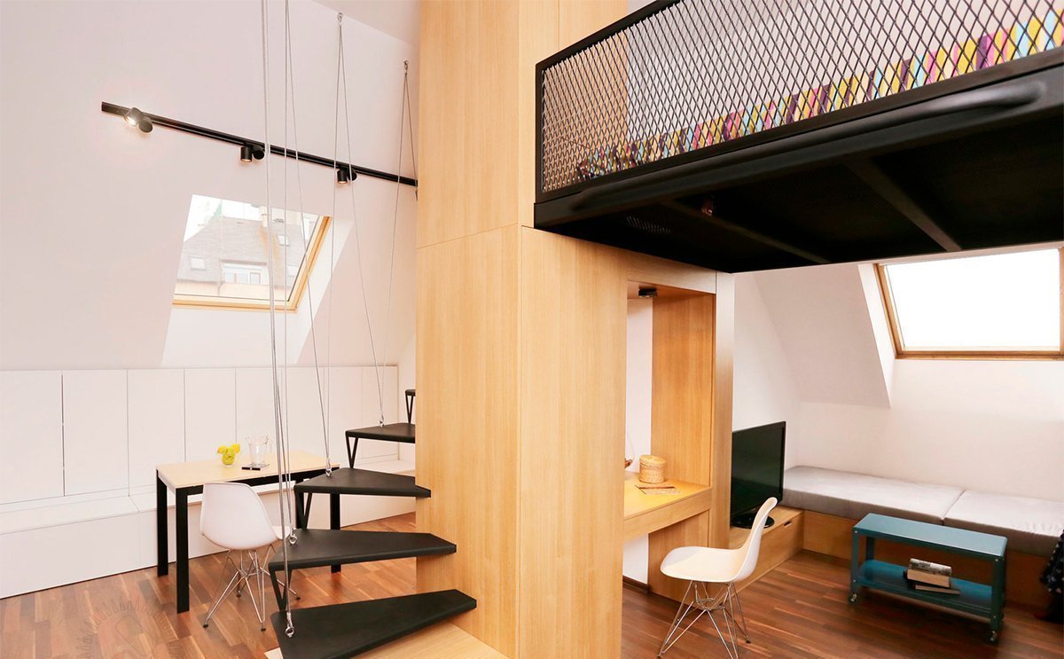 Многофункциональное двухуровневое помещение