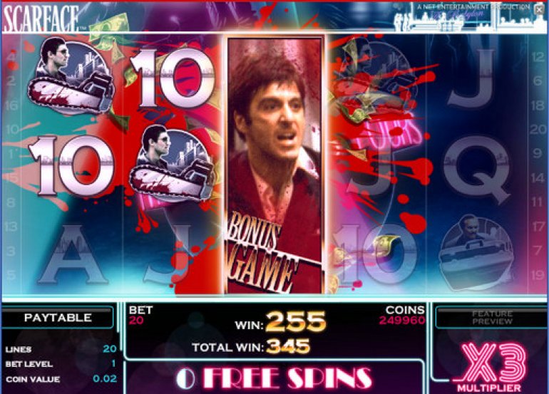 Преимущества игрового автомата Scarface