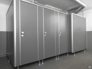 Из каких материалов изготавливают сантехнические перегородки