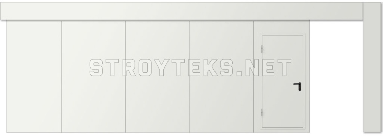 Противопожарные ворота с калиткой и их особенности