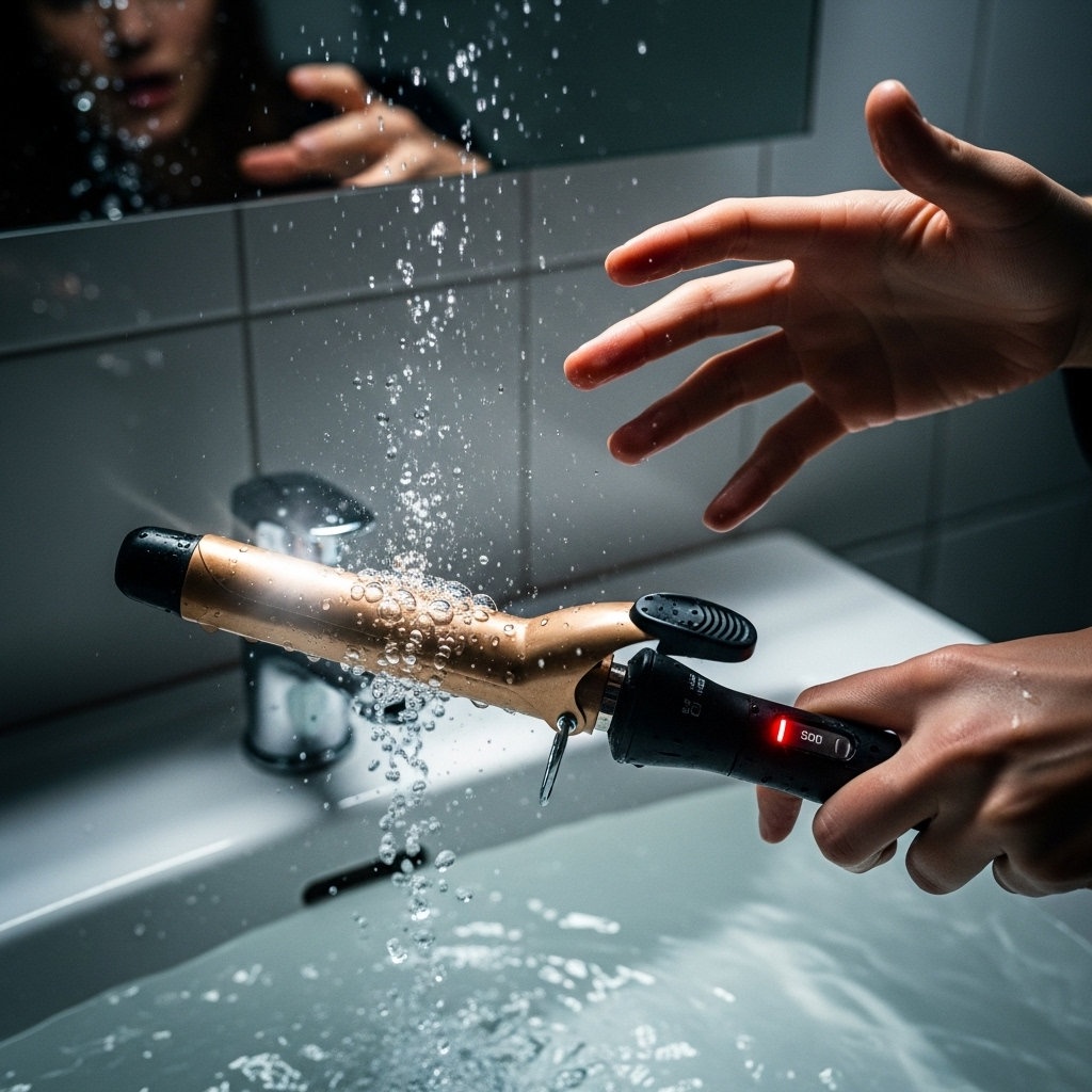 Безопасность электроприборов для волос: когда нужен электрик для проверки проводки в ванной комнате