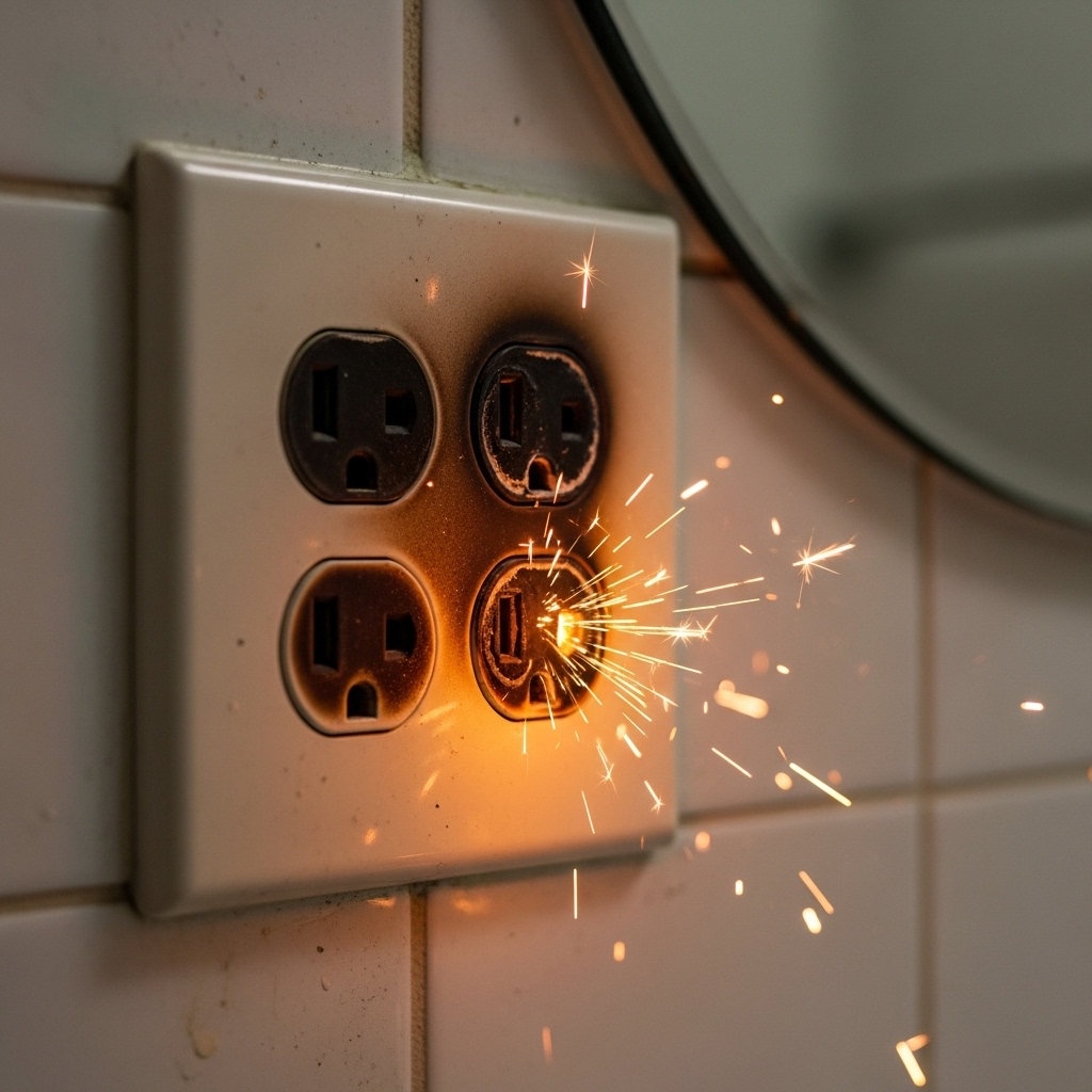 Безопасность электроприборов для волос: когда нужен электрик для проверки проводки в ванной комнате