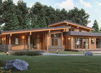 Преимущества одноэтажных домов из бруса