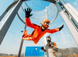 Полет в аэротрубе: как все происходит