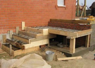 Бетонное крыльцо своими руками