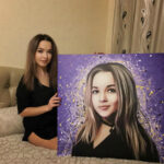 Стили портретов на холсте: арт, гранж, аниме