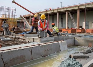 Как делается бетонирование площадок?