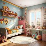 Оформление детской комнаты шторами