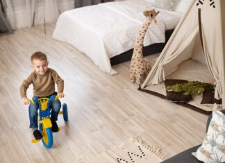 Деление детской комнаты на две зоны