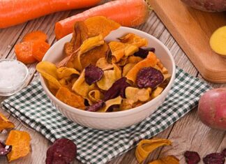 Три рецепта овощных чипсов, которые можно сделать дома