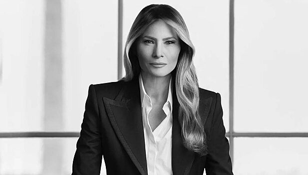 Vogue раскритиковал портрет Мелании Трамп в расстегнутой рубашке