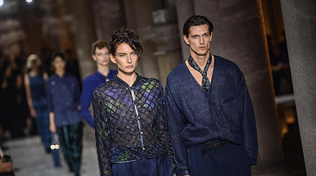 В Милане прошел показ последней коллекции Джорджо Армани