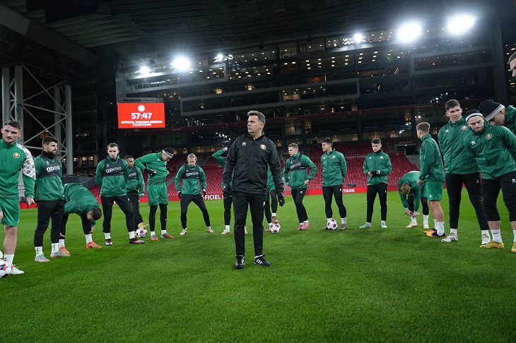 Футбол. Отбор на ЧМ-2026. Сборная Беларуси готовится сразиться с Данией