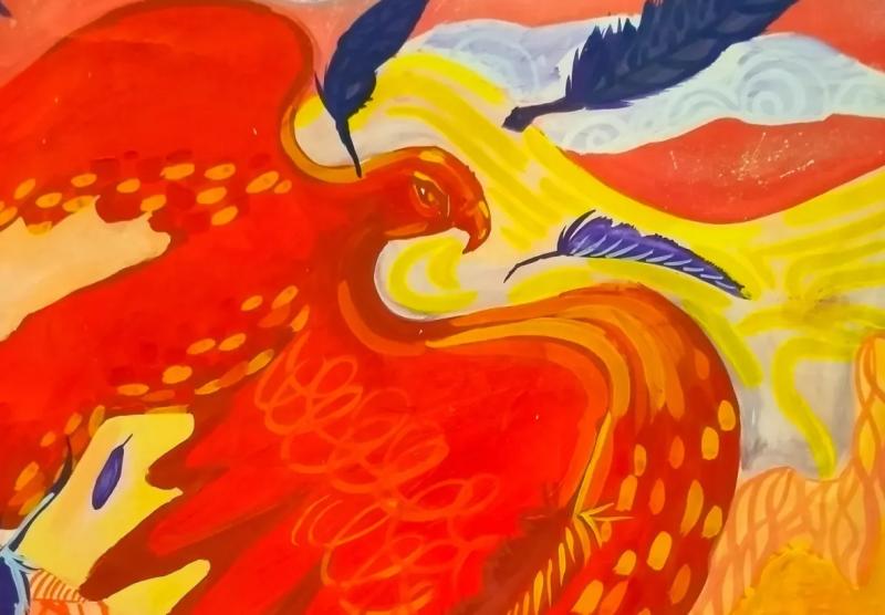 Юный талант Ольга Иноземцева показала в Хабаровске свою первую выставку