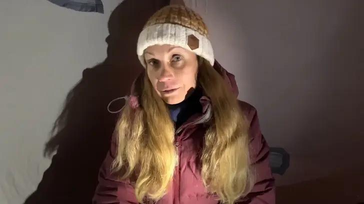 Последние кадры альпинистки Наговициной — жива и надеется на спасение