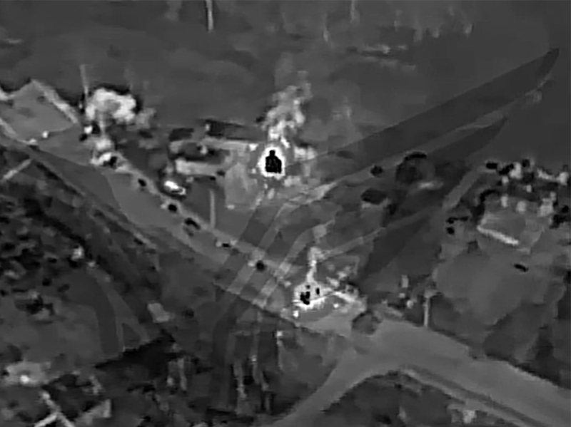 Разгром колонны убегающих боевиков ВСУ в Курской области сняли на видео