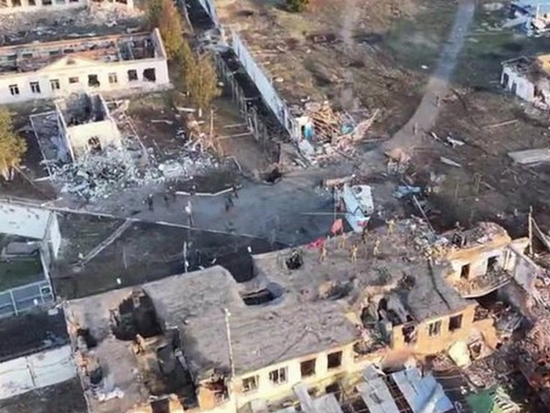 Сбежавшие из Суджи боевики ВСУ оставили «послание» на центральной площади