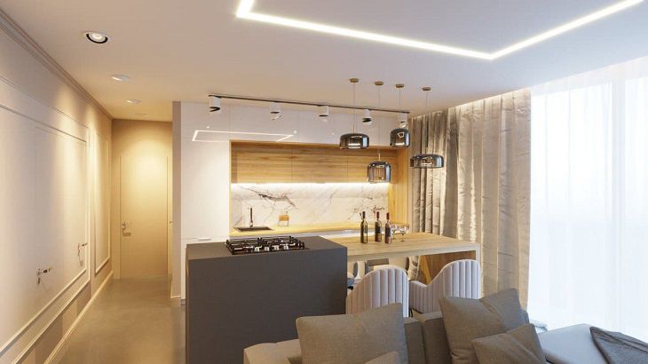 Так делают многие. Как можно преобразить интерьер дома за счет потолка