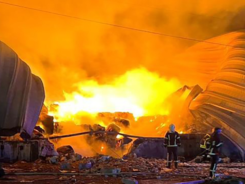 ВС РФ разгромили «Геранями» склады с оружием НАТО в Одессе